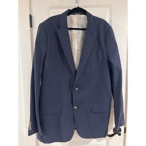 Tasso elba men's linen sport coat blazer jacket size: Large Tall